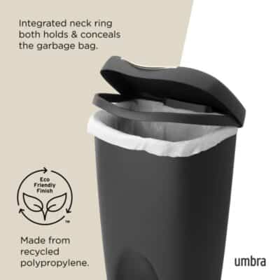 BRIM STEP ON SOFT CLOSE 50L/13 GALLON GARBAGE BIN - Image 10